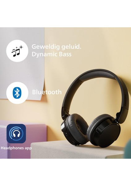 TAH3209WT Kablosuz Kulak Üstü Kulaklık Dinamik Bas, Bluetooth, Çok Noktalı Bağlantı 25 Saat indirimleri