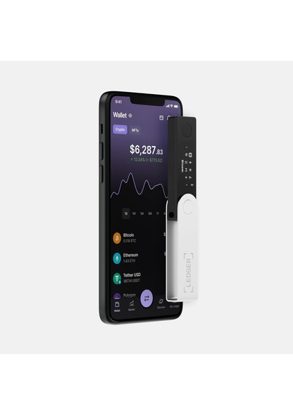 Nano x Cüzdan (Oni̇ks Si̇yahi) - Bluetooth - Güvenle Dijital Varlık Alın, Yönetin, Artırın indirimleri