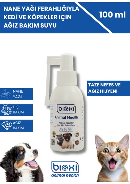Kedi ve Köpekler İçin Ağız Bakım Suyu 100 ml