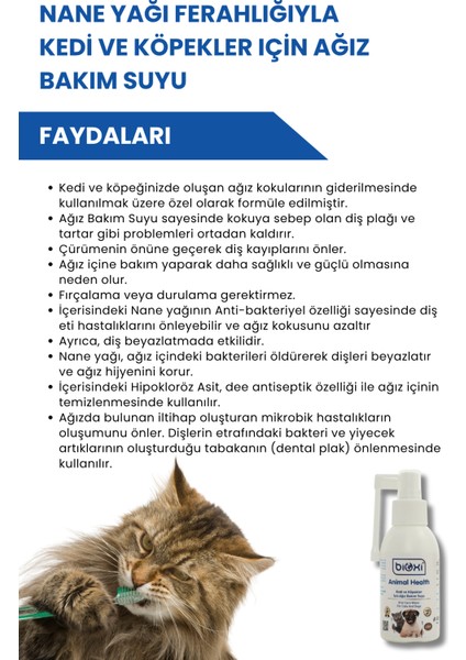 Kedi ve Köpekler İçin Ağız Bakım Suyu 100 ml modelleri