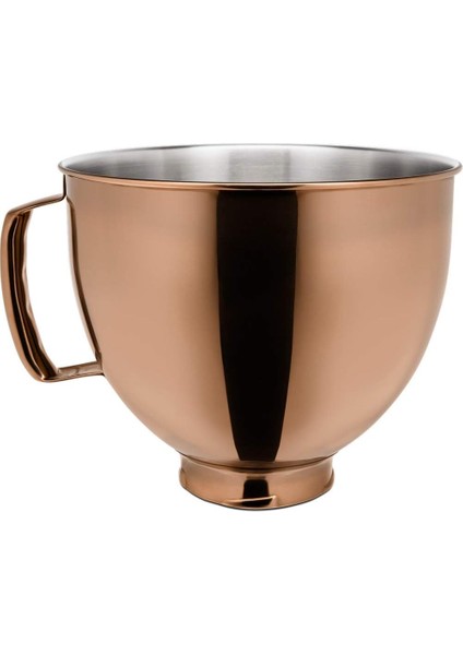 4,8 L Stand Mikser Için Paslanmaz Çelik Kase Parlak Bakır-Bdr