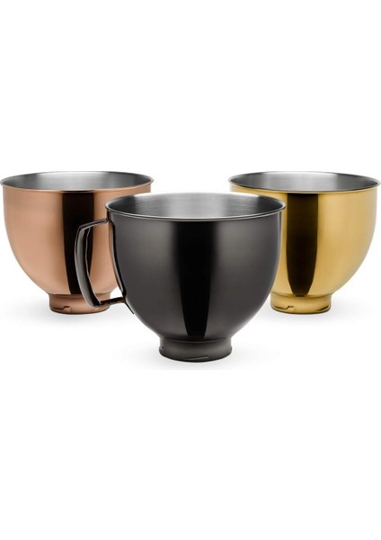 4,8 L Stand Mikser Için Paslanmaz Çelik Kase Parlak Bakır-Bdr modelleri