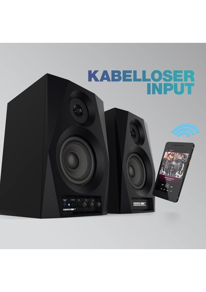 Dsm-3 Bt | Çift | 3 Inç 2x 20W 2-Yollu Bluetooth Özellikli Aktif Stüdyo Referans & Dj Monitör fiyatları