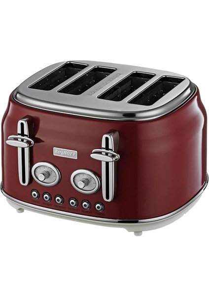 Gem Retro Kırmızı Dört Dilim Ekmek Kızartma Makinesi modelleri