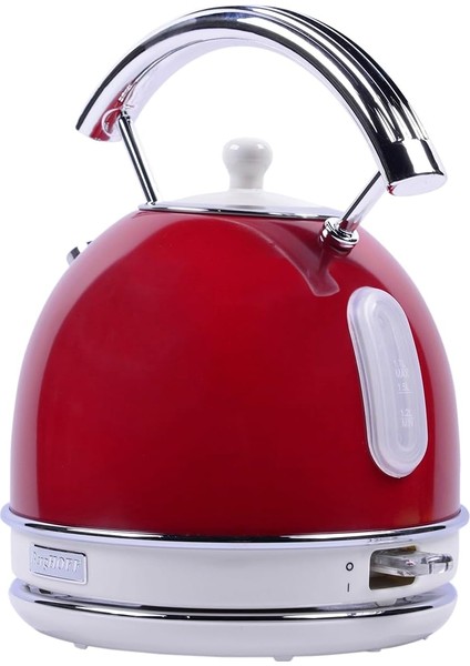 Gem Retro 1.7 Litre Kırmızı Yuvarlak Su Isıtıcısı (Kırmızı) modelleri