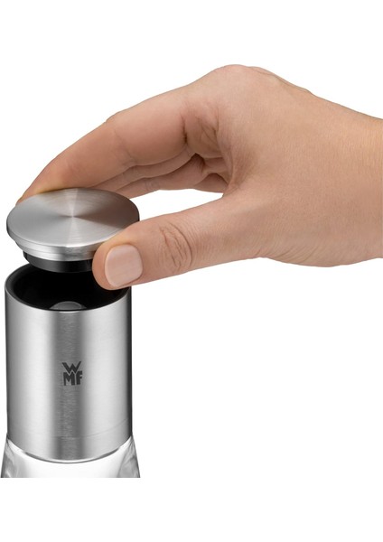De Luxe Tuz ve Karabiber Değirmeni Seti, 3 Parça, Doldurulmuş, Cromargan Paslanmaz Çelik, Mat, C indirimleri