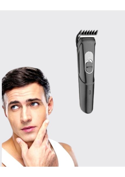 Ergonomik Tasarımlı, 3 Taraklı Profesyonel Şarjlı Saç Sakal Tıraş Makinesi indirimleri