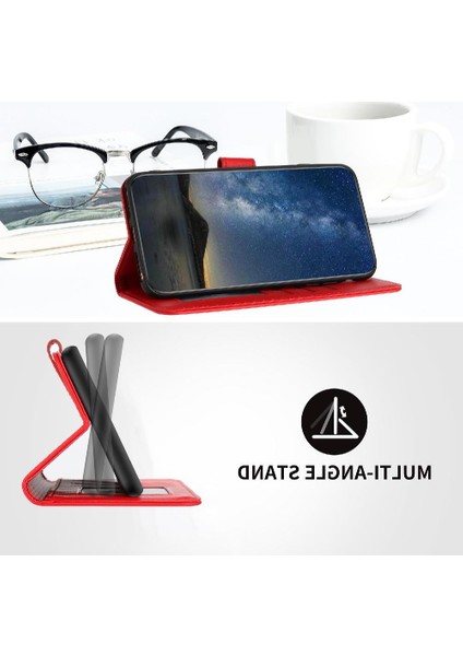 iPhone 14 Pro Max Için Kart Yuvası ve Destekli Koruyucu Manyetik Kapatmalı Pu Deri Kılıf (Yurt Dışından) indirimleri