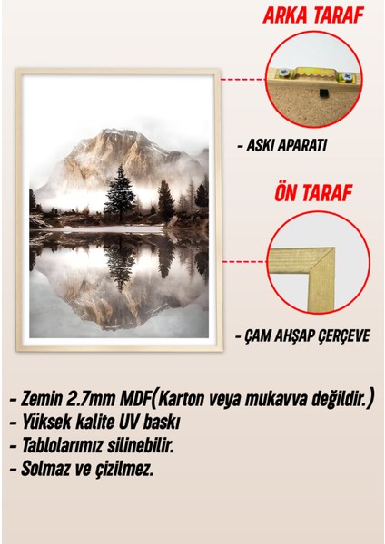 Ahşap Çerçeveli Mdf Tek Tablo Tarla ve Hasat Serisi (Kendi Tablo Setinizi Oluşturacağınız Liste) 23 x 32 Çerçeveli 1042 modelleri