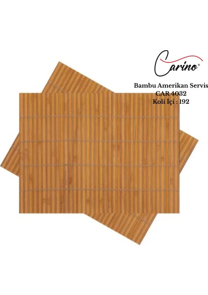 Bambu Amerikan Servis 38*30 4lü