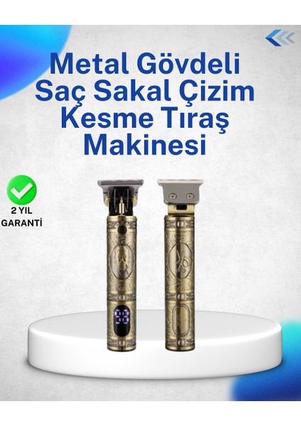 Dayanıklı Çelik Kafa ve Güçlü Motorlu Saç Sakal Makinesi