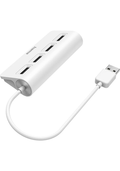 USB Hub, 4 Ports, USB 2.0, 480 Mbit/s, Beyaz fiyatları