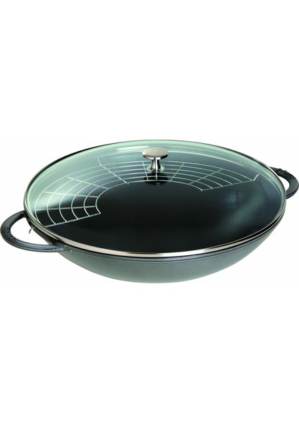 Specialities Izgara Aparatlı Döküm Wok Tencere