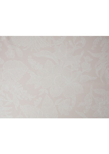 Elisa Pvc Masa Örtüsü - Bej/Beyaz - 140x140 cm fırsatları