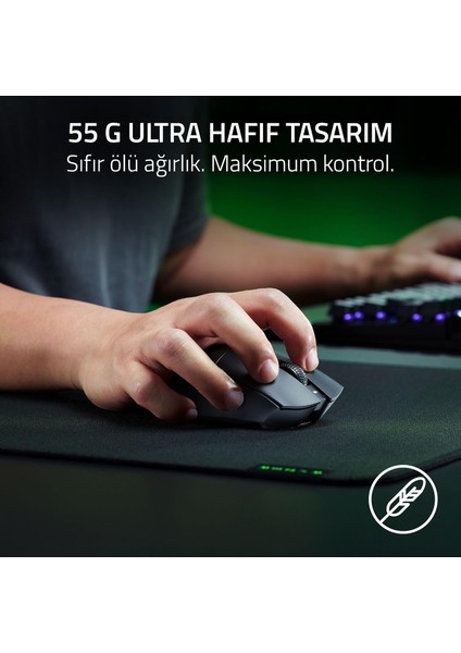 Deathadder V3 Hyperspeed - 26K Dpi ile Ultra Hafif Kablosuz Ergonomik E-Spor Oyun Faresi (55G fiyatları