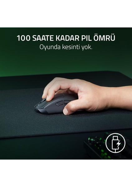 Deathadder V3 Hyperspeed - 26K Dpi ile Ultra Hafif Kablosuz Ergonomik E-Spor Oyun Faresi (55G fırsatları