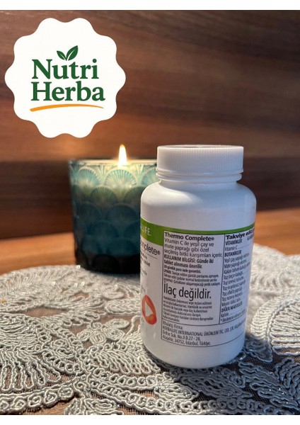 Thermo Complete 90 Tablet, Vitamin C, Yeşil Çay ve Kafein Içerir - 2li Set modelleri