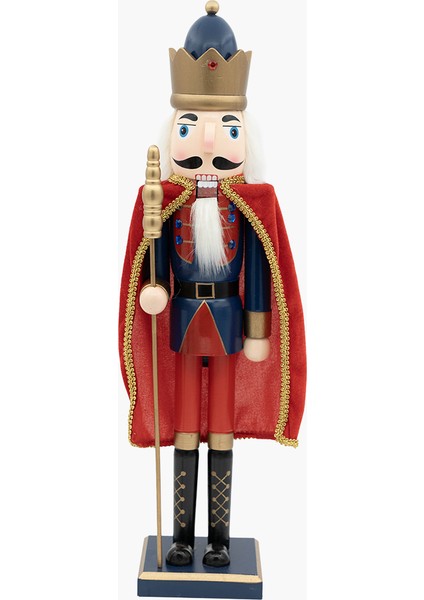 Kırmızı Pelerinli Asalı Nutcracker 61CM