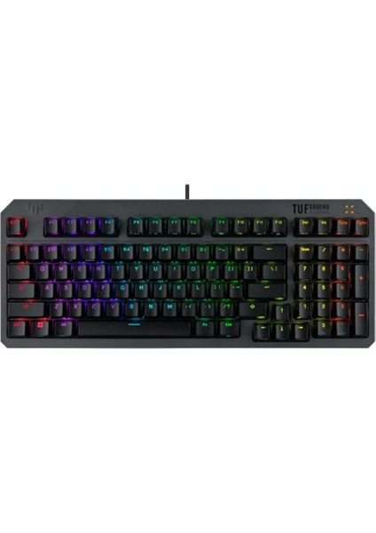 Tuf Gaming K3 Gen Ii Red Switch, Kompakt 97 Tuş Di̇zi̇li̇mi̇, Opti̇k-Mekani̇k Rgb Anahtarlar, S