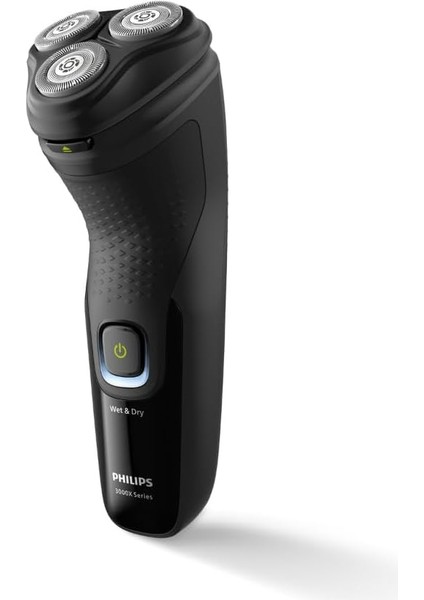 3000X Serisi Erkek Tıraş Makinesi, Powercut Bıçak Teknolojisi, 5d Esnek Başlık, Islak ve Kur modelleri