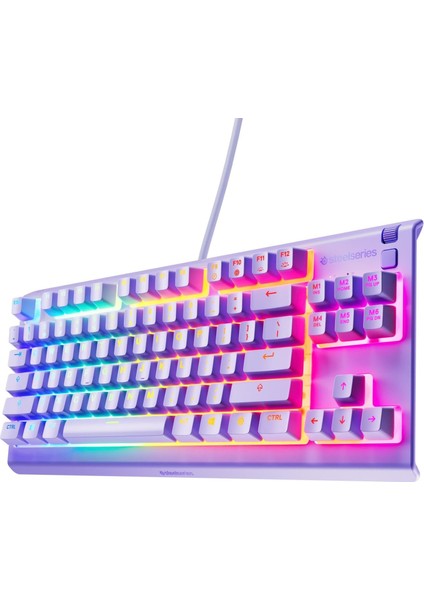 Apex 3 Tkl Rgb Suya ve Toza Dayanıklı Türkçe Gaming Klavye – Lila