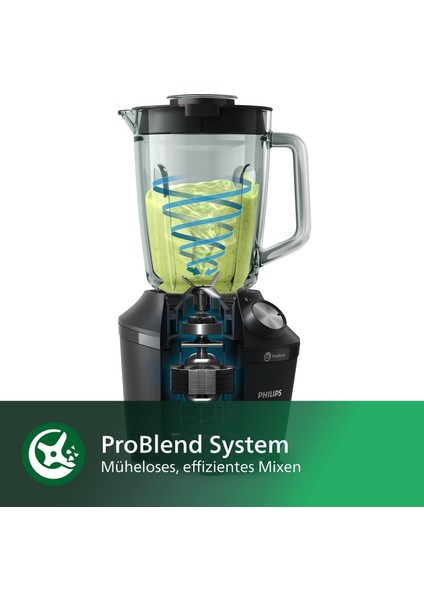 3000 Serisi Blender Problend Crush Teknolojisi 600 W 2 Lt, 2 Hız Ayarı + Darbe, Cam Hazne, H fırsatları