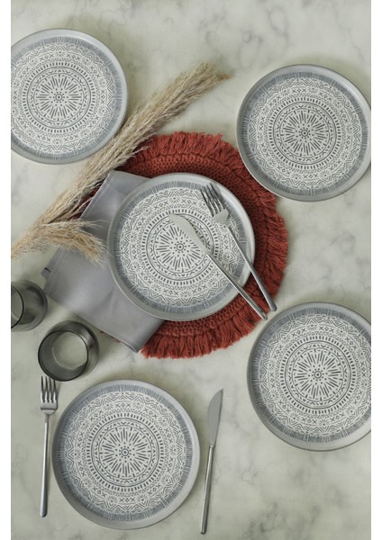 Stone Nordic Pasta Tabağı 22 cm 6 Adet 21426