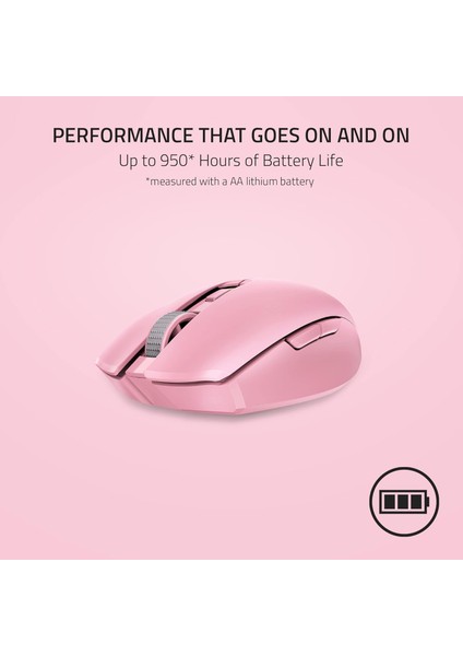 Orochi V2-950 Saate Kadar Pil Ömrüne Sahip Mobil Kablosuz Oyun Mouse'u (Ultra Hafif Tasarım, H fırsatları