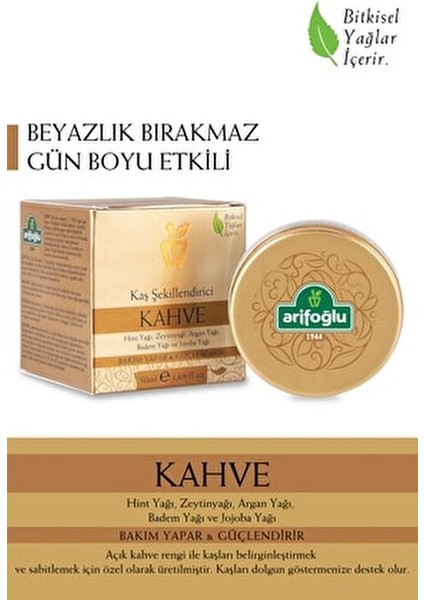 Kaş Şekillendirici Kahve Rengi 50 Ml Bitkisel Yağlarla Bakım ve Güçlendirme fiyatları