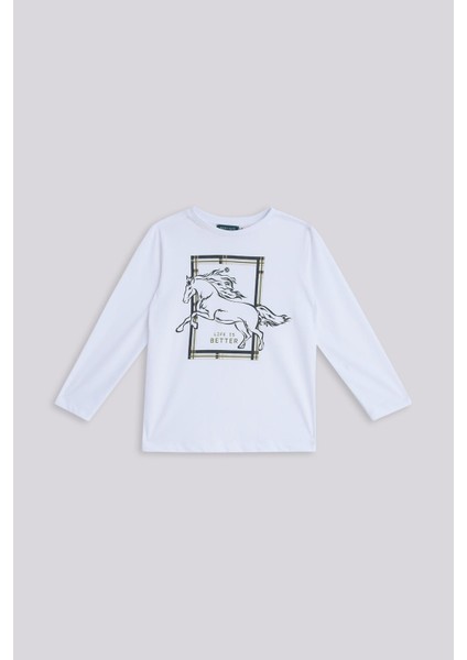 Bg Store Erkek Çocuk Beyaz Tshirt indirimleri