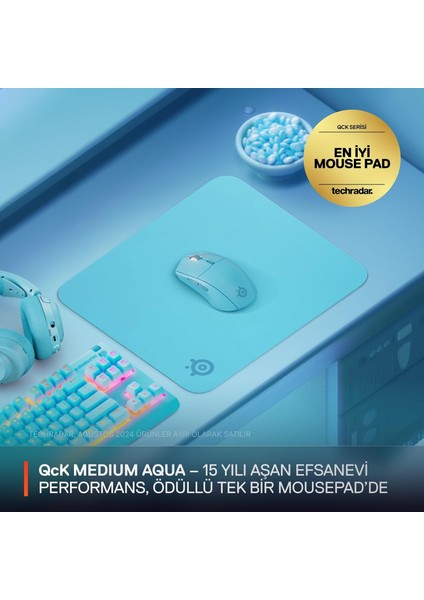 Qck Fare Altlığı (Orta) – Aqua – Alt Tarafta Kaymaz Kauçuk Kaplama – En Iyi Izleme – Oyu fiyatları