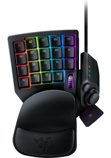 Tartarus V2 - Oyun Tuş Takımı Meka-Membran Tuşlu Oyun Kumandası (32 Programlanabilir Tuş, 8 Yö