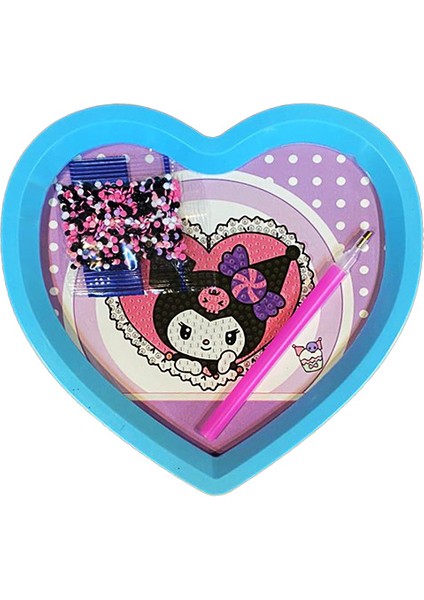 Kuromi Temalı Mozaik Boyama Seti, Bant Kesme Makinesi, Ataş Seti, Zımba Seti Mavi indirimleri