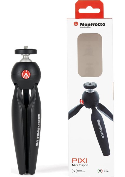 Mtpiximii-B Pixi Masa Tripodu, 1 Kg'a Kadar, Kompakt ve Sistem Kameralar Için, Siyah fiyatları