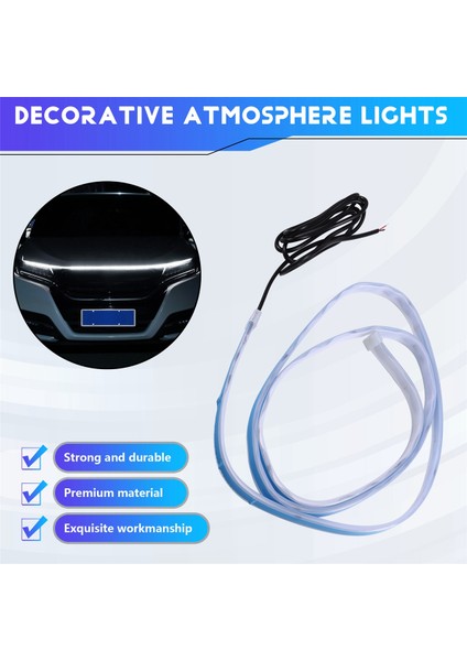 12V Araba Başlangıç Gündüz Koşu Işıklarını Tip Su Geçirmez LED Dekoratif Işıklar Evrensel Aksesuarlar (Yurt Dışından) indirimleri