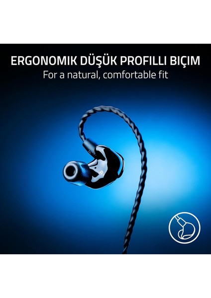 Moray - 24/7 Streaming Için Ergonomik Kulak Içi Kulaklık (Hibrit Çift Sürücü Tasarımı, Ergonom fırsatları