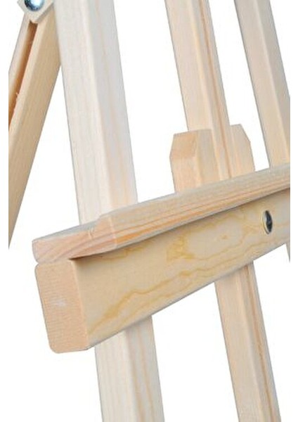 Profesyonel Şövale Ayarlanabilir Üç Ayaklı Naturel Renkli Ressam Sehpası