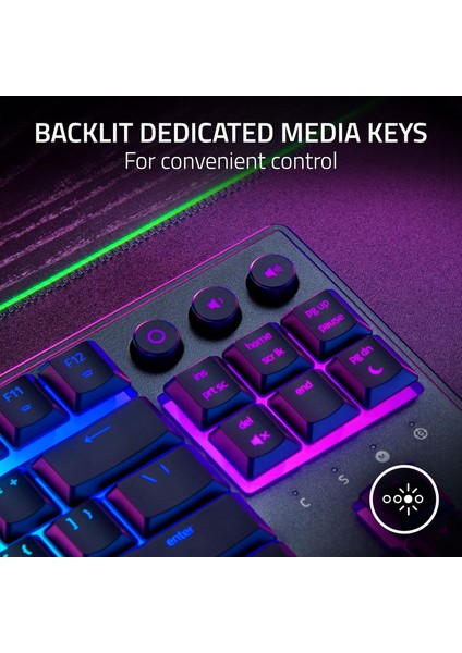 Ornata V3 Tenkeyless - Kompakt Düşük Profil Oyun Klavyesi (Meka-Membran Anahtarlar, Özel Medya indirimleri
