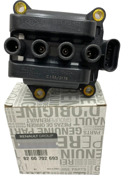 Ateşleme Bobini Dacia Logan Sandero 1.2 16V D4F 8200702693 Mais