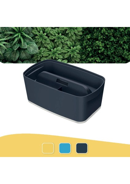 Mybox 52670089 Kapaklı ve Saplı Saklama Kabı, Kadife Gri, Cosy Serisi, 52670089 fiyatları