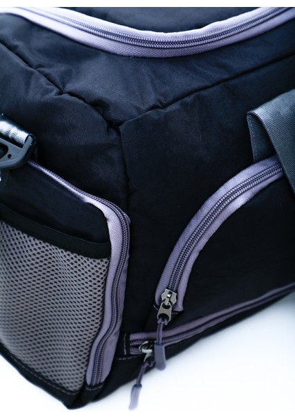 Lvpc Spor Çantası, Ayakkabı Bölmeli Spor Çanta, Çok Cepli Çanta,las Vegas Polo Club Siyah Seyahat Çantası,