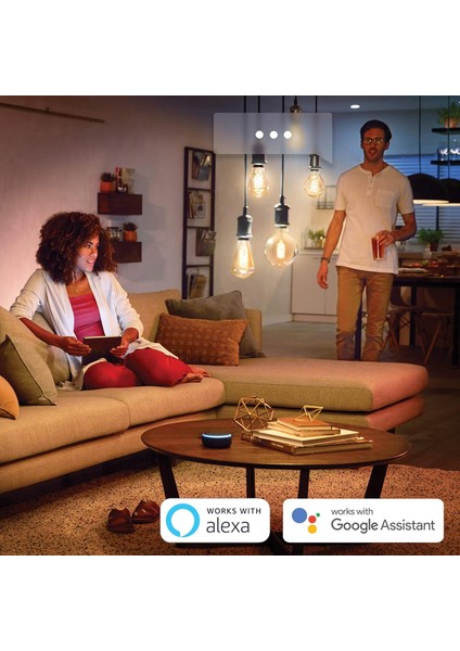 White E27 Filament A60 550 Lm, Sıcak Beyaz Işık, Kısılabilir, Uygulama Üzerinden Kontrol modelleri