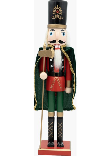 Yeşil Pelerinli Nutcracker 61CM