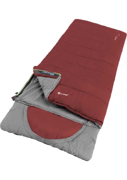 Contour Lux Yazlık & Kışlık Taraflı -19°c Uyku Tulumu Kırmızı Sol F.