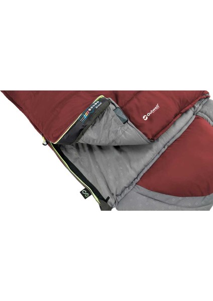 Contour Lux Yazlık & Kışlık Taraflı -19°c Uyku Tulumu Kırmızı Sol F. fırsatları