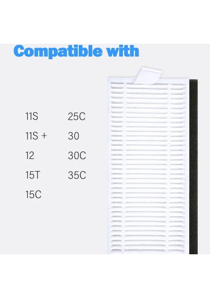 Anker Eufy 11S 30 30C 15C 15T 12 25C 35C /r 500 Uyumlu Hepa Filtre Yedek Parça Seti-2 Adet fiyatları