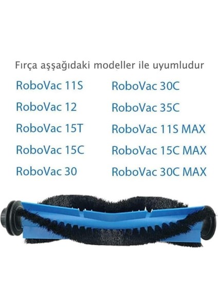 Anker Eufy 11S 30 30C 15C 15T 12 25C 35C /r 500 Uyumlu Hepa Filtre Yedek Parça Seti-2 Adet modelleri