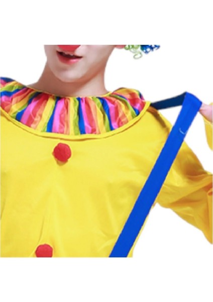 Palyaço Kostümü Tulum ve Peruk - Standart Beden - Doğum Günü - Clown, Costplay fırsatları