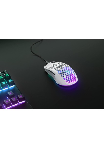 Aerox 3 Snow Ultra Hafif Gaming Mouse 8,500 Cpi Truemove Core Optik Sensör, Beyaz, 59 gr fiyatları