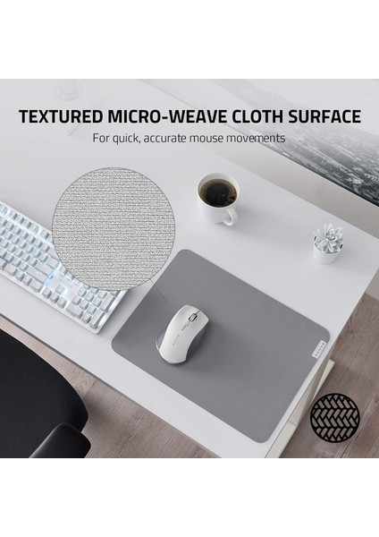 Pro Glide - Ofis Konforu ve Verimliliği Için Yumuşak Fare Altlığı (Dokulu Kumaş Yüzeyi, Kaymaz modelleri